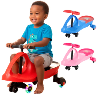 Carrinho Infantil  Rolimã  Led  Roda Triciclo Rosa, Azul ou Vemelho em Oferta na Shopee
