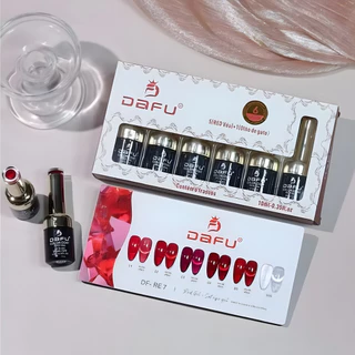Kit Esmalte em Gel Dafu - 5 Tons Vermelhos Translúcidos + 1 Magnético 10ml em Oferta na Shopee