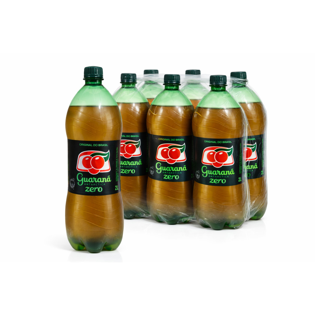 Fardo Guaraná Antarctica Zero Açúcar 2L com 6 Unidades | Shopee Brasil