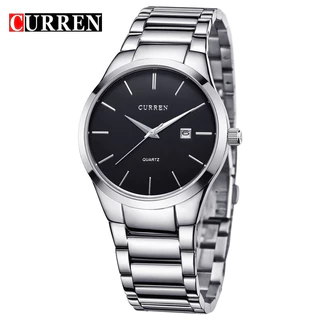 Local do Brasil【‌com caixa‌】Original Curren Relógio de Quartzo Prova D'água negócios Masculino 8106 8465 8274
