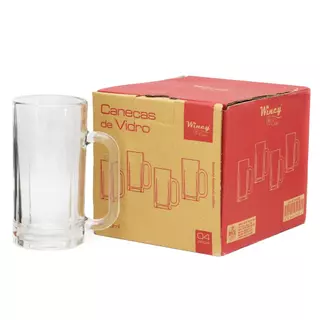 Caneca de Vidro 540ml em Oferta na Shopee
