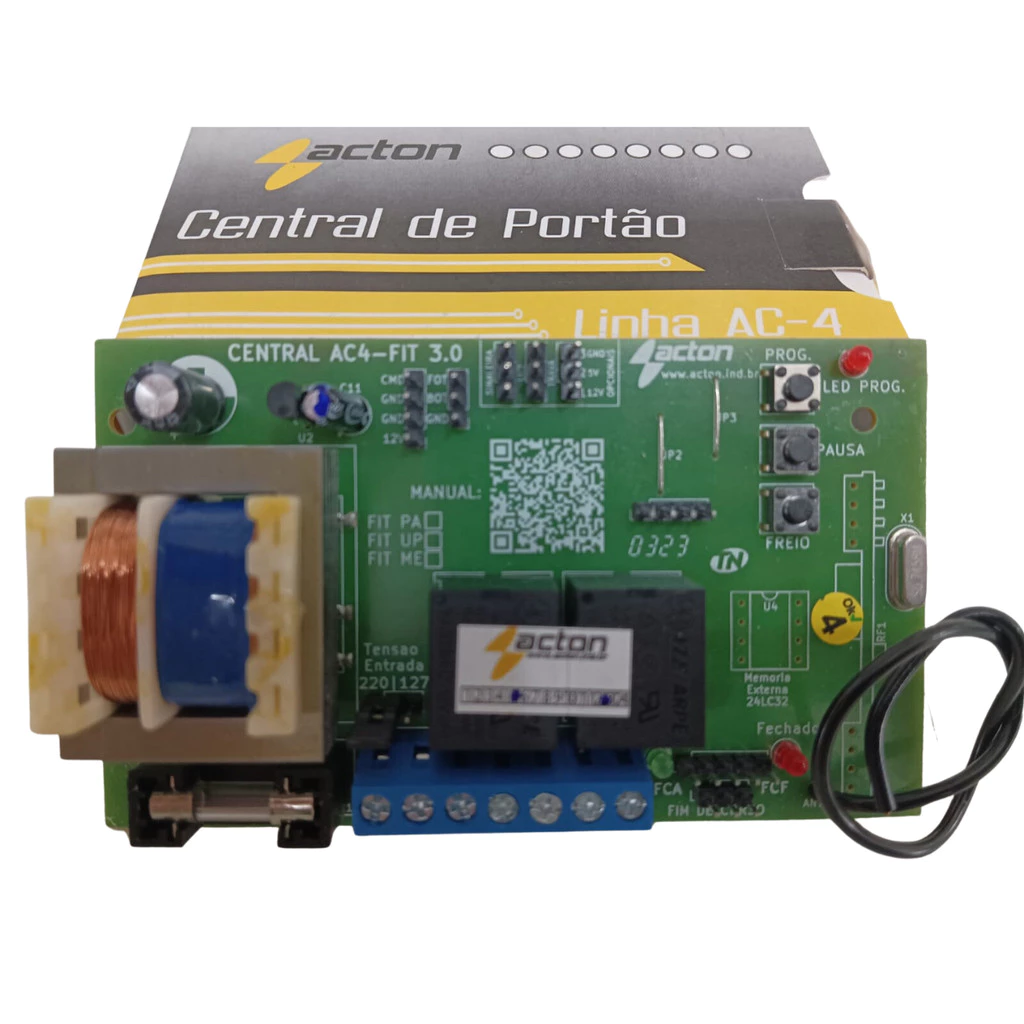 Placa Motor Portão C/FREIO Acton GAREN PPA RCG SEG UNIVERSAL