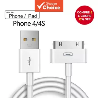 USB Charging Cable for iPhone 4 4s 3 3GS for iPad iPod iTouch Charger