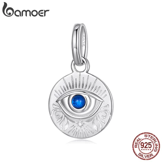 Bamoer 925 Prata Esterlina Charme Mau Olhado Pingente DIY Para Pulseira Presentes Mulheres em Oferta na Shopee