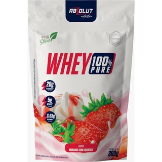 Whey 100% Pure Refil 300g Morango em Oferta na Shopee