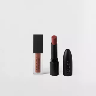 Kit Sombra Líquida Terracota + Batom Terracota Matte Océane Edition (2 Produtos) em Oferta na Shopee