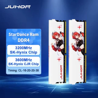 1 Unidade de Memória RAM DDR4 8GB 3200MHz 1.35V Juhor - Alta Performance