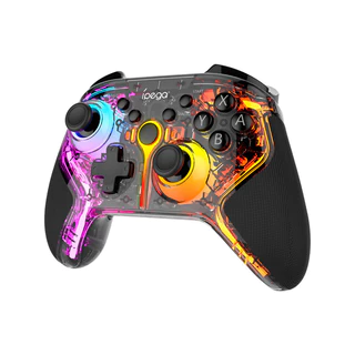 Controle Gamer Sem Fio RGB Compatível com PC Console Celular Ípega PG-9666T