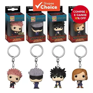 Anime Figura Chaveiro Pingente Itadori Yuji Satoru Gojo Fushiguro Megumi Kugisaki Nobara Bonecas Modelo Decoração em Oferta na Shopee
