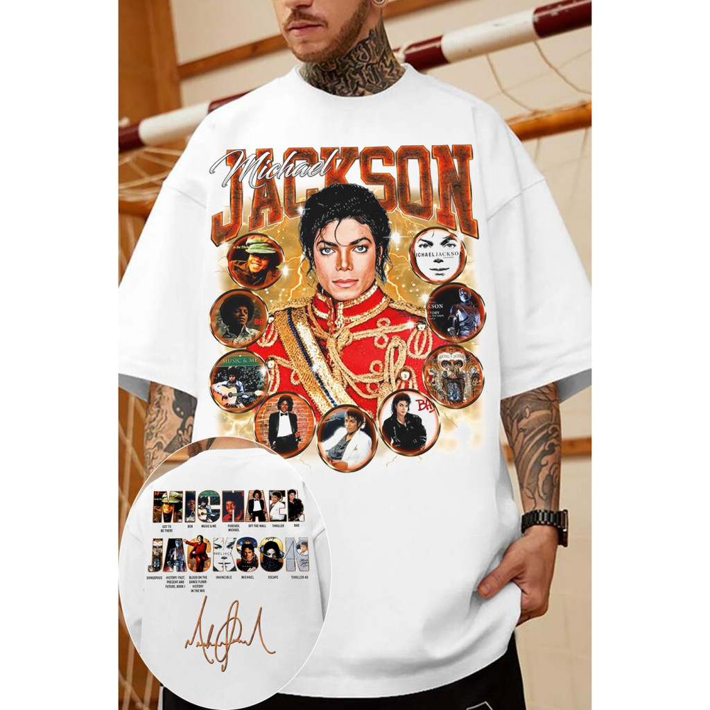 Camiseta Masculina Feminina Estampa Michael Jackson Forever