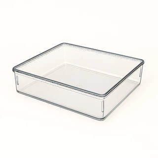 Kit 1 - 10 Unidades Organizador Modular Grande Acrílico Multiuso Cristal Gaveta Maquiagem Geladeira 17,5x23,4x5,5 em Oferta na Shopee