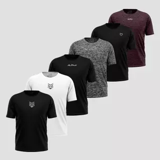 Kit 6 Camisetas Mais Procuradas Alpha Co em Oferta na Shopee