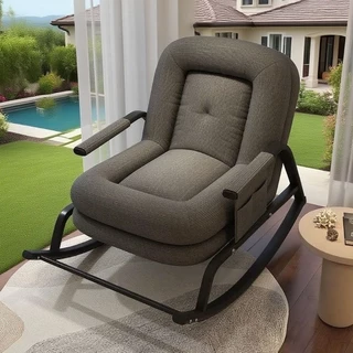 Cadeira reclinável ergonômica de cinco velocidades, sofá único com suporte para carga de até 200 kg em Oferta na Shopee