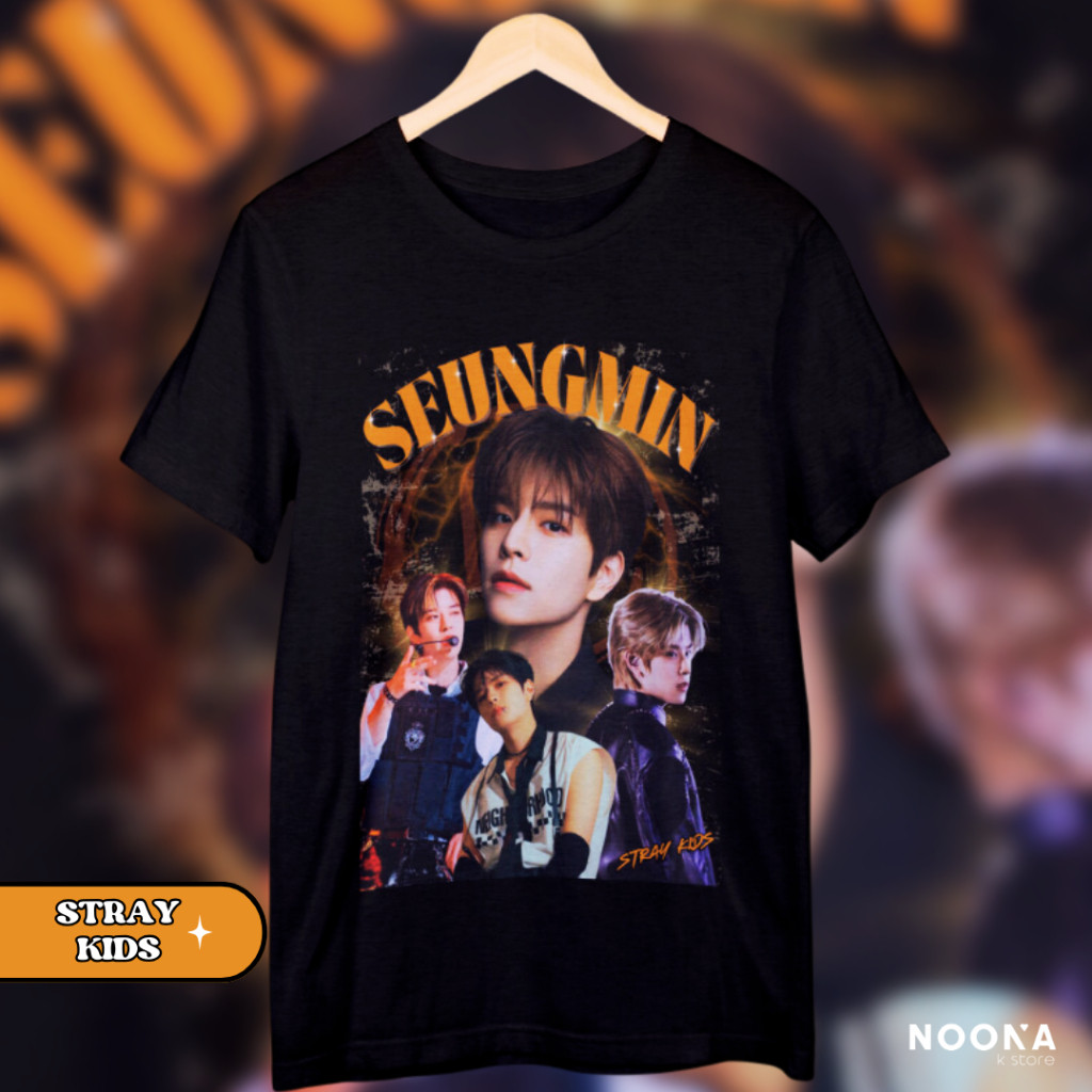Camiseta Premium em Algodão Puro]TT Camiseta Vintage Seungmin
