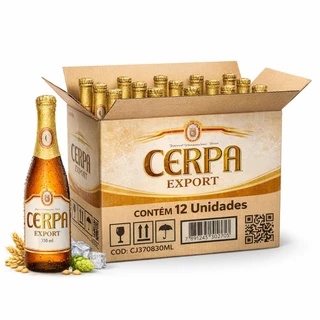 Kit 12 Cerveja CERPA Export Long Neck 350ml