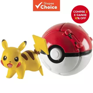 Bounce & Pop Pokémon Ball-Reviva Sua Aventura Com Brinquedo Pikachu em Oferta na Shopee