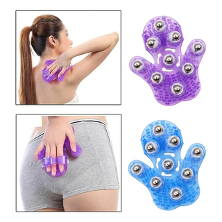 Kit 2 Luvas Massageadoras Com 9 Esferas 360° / Relaxamento Muscular Profundo e Modelagem Corporal Para Pernas e Corpo em Oferta na Shopee