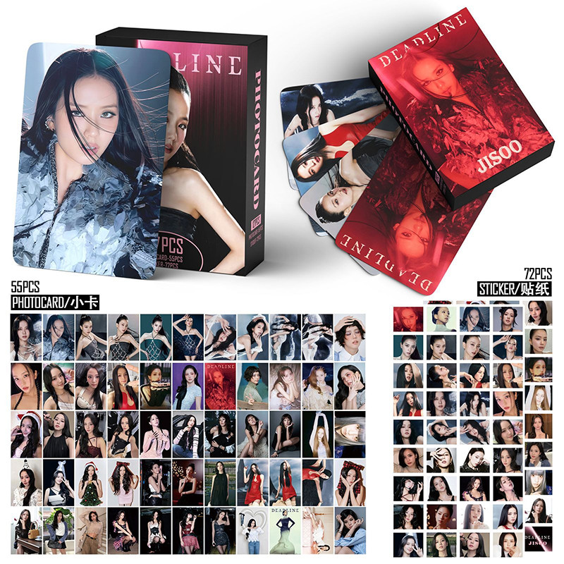 127 Unidades/Caixa BLACKPINK JISOO Photocard DEADLINE Álbum KPOP