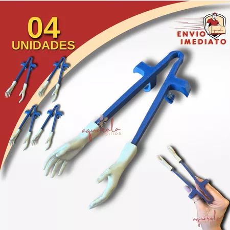 Hashi Pegador Mãozinha Divertido Para Gelo Petiscos Sushi Infantil