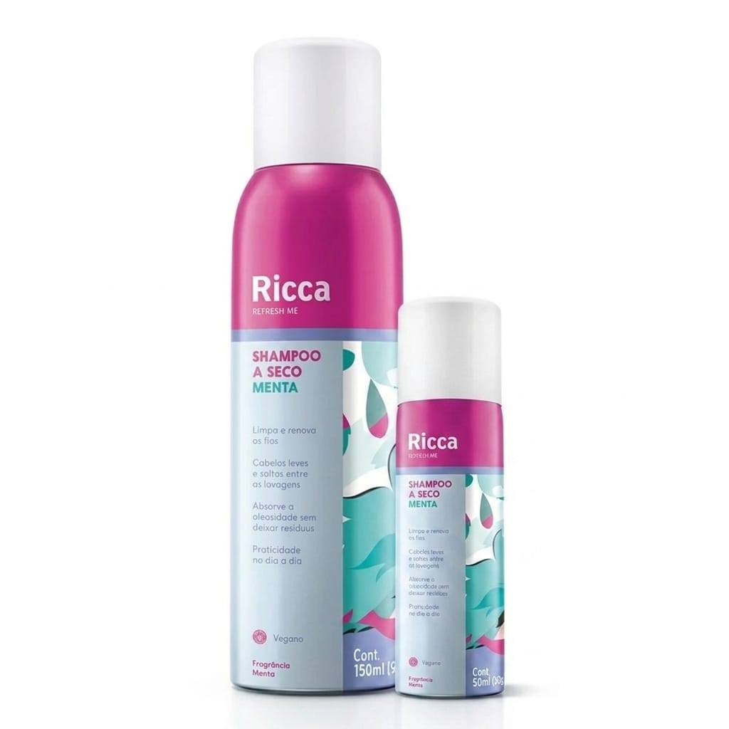 Shampoo a Seco Ricca Menta | Shopee Brasil