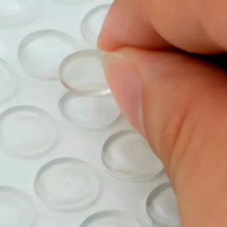 Protetor Protetores 20 Ou 12 Unidades Adesivo Silicone Anti-Impacto Transparente Redondo Clink em Oferta na Shopee