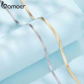 Colar Bamoer Joias De Corrente Básica Para Mulheres E Homens Com Caixa De Presente YIN11 em Oferta na Shopee
