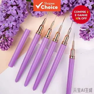 M5 Pincel de Linha para Desenho e Pintura em Unhas, Ferramenta de Manicure para Mãos e Pés em Várias Cores, Design em Oferta na Shopee