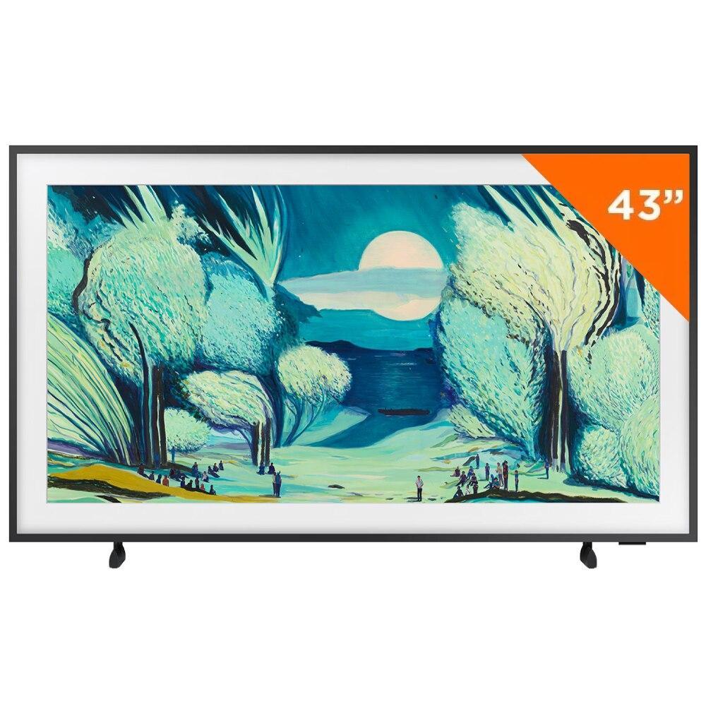 Smart TV 43 Polegadas Samsung Vision AI The Frame QLED 4K LS03F - 2025 ...