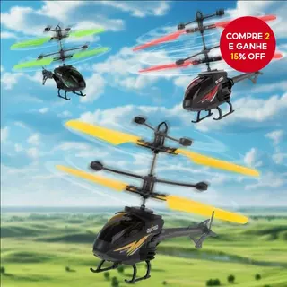Brinquedo De Helicóptero De Indução De Qualidade-Mini Drone De Controle Remoto Recarregável Para Crianças E Iniciantes em Oferta na Shopee