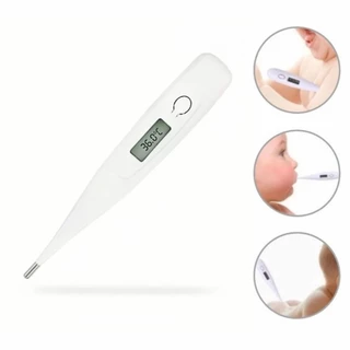 Termómetro digital, leituras rápidas e convenientes, ecrã LCD, adequado para adultos e crianças em Oferta na Shopee