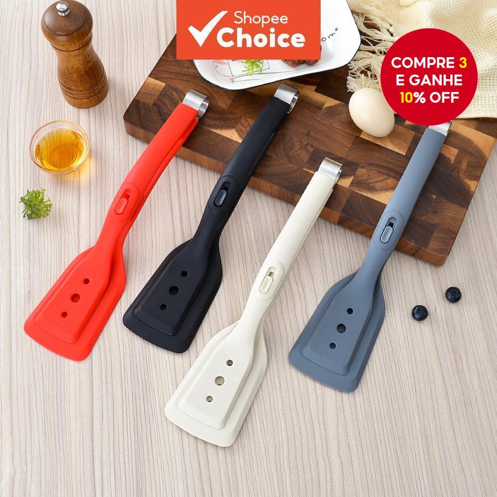 Conjunto De Utensílios De Cozinha De Silicone De 5 Unidades , Incluindo 3 Escovas E 1 Escova Pequena