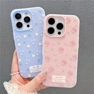 Capa Para Samsung S25 Ultra S24 Plus S23 S22 A17 A07 A26 A06 A16 A05 A15 A14 A13 A34 A23 A32 2 Em 1 Bonito Fresco Floral