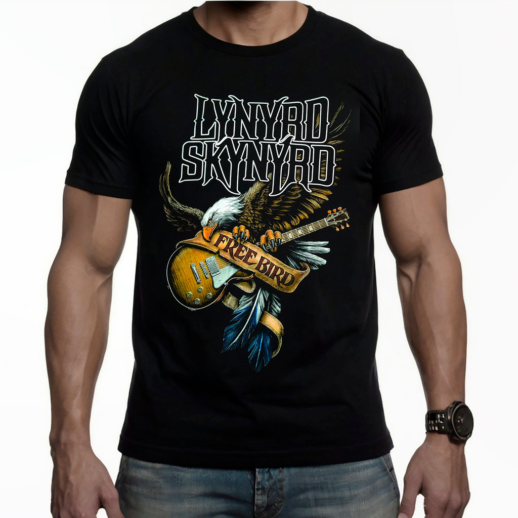 Lynyrd Skynyrd Free Bird Tシャツ Mサイズ　ロック Camiseta Lynyrd Skynyrd - Free Bird - Original Oficina Rock