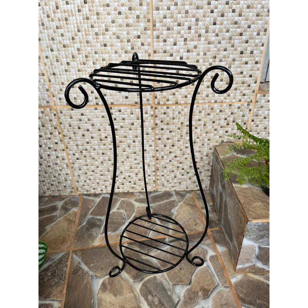 suporte para vaso de flor em ferro | Shopee Brasil