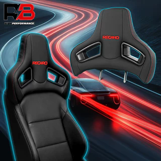 1PC Remo Assento De Corrida Encosto De Cabeça Para Carro Universal PVC Couro Esporte Com Sistema Plug & Play Pescoço Tra