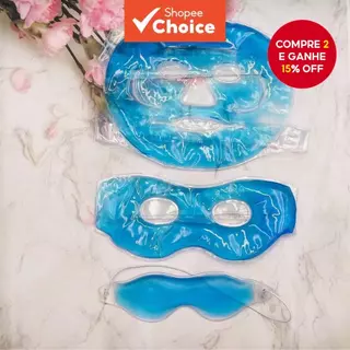 1 Máscara de Gel de Gelo, Máscara de Olhos Quentes e Frias, Saco de Gelo, Aliviar a Fadiga dos Olhos em Oferta na Shopee