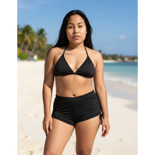Conjunto Biquíni Short + Top Com Bojo Removível Praia Piscina Academia em Oferta na Shopee
