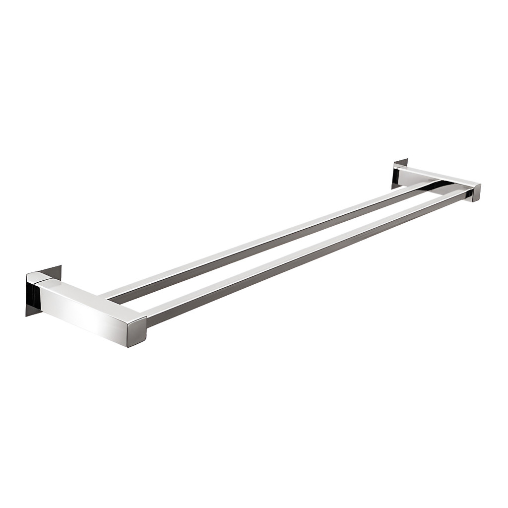 Porta Toalha Banheiro, Toalheiro Duplo Inox 304, 50cm | Shopee Brasil