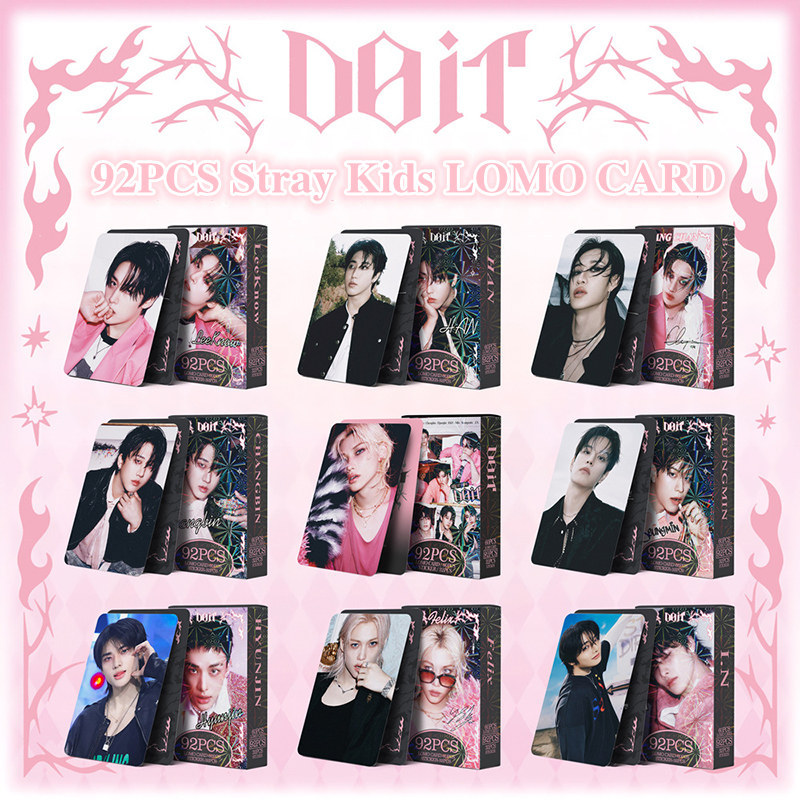 92 Pçs/Caixa Stray Kids Photocards DO IT KPOP FELIX Seungmin