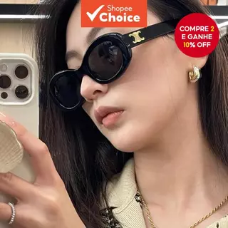 Óculos De Sol Femininos Retrô Olho De Gato – Tons Premium Anti-UV Glam Ins Para Festas Noturnas E Streetwear em Oferta na Shopee