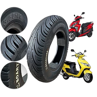 Pneu Sem Câmara 3.50-10 J58 Para Moto Scooter Eletrica Burgman, Lead, Elite Smart Bee