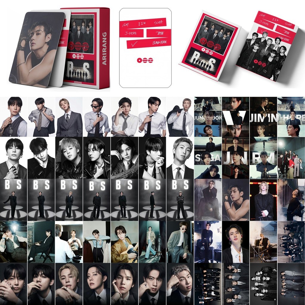 55pcs/box JungKook SEVEN Yes Solo Album Photocards BT-S Lomo Cards