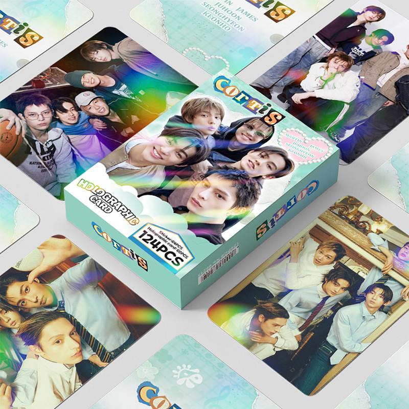 124 Pçs/Caixa CORTIS Photocards Cartão LOMO Holográfico KPOP JAMES