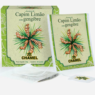 Sache Chá Capim Limao com Gengibre 13g - CHAMEL em Oferta na Shopee