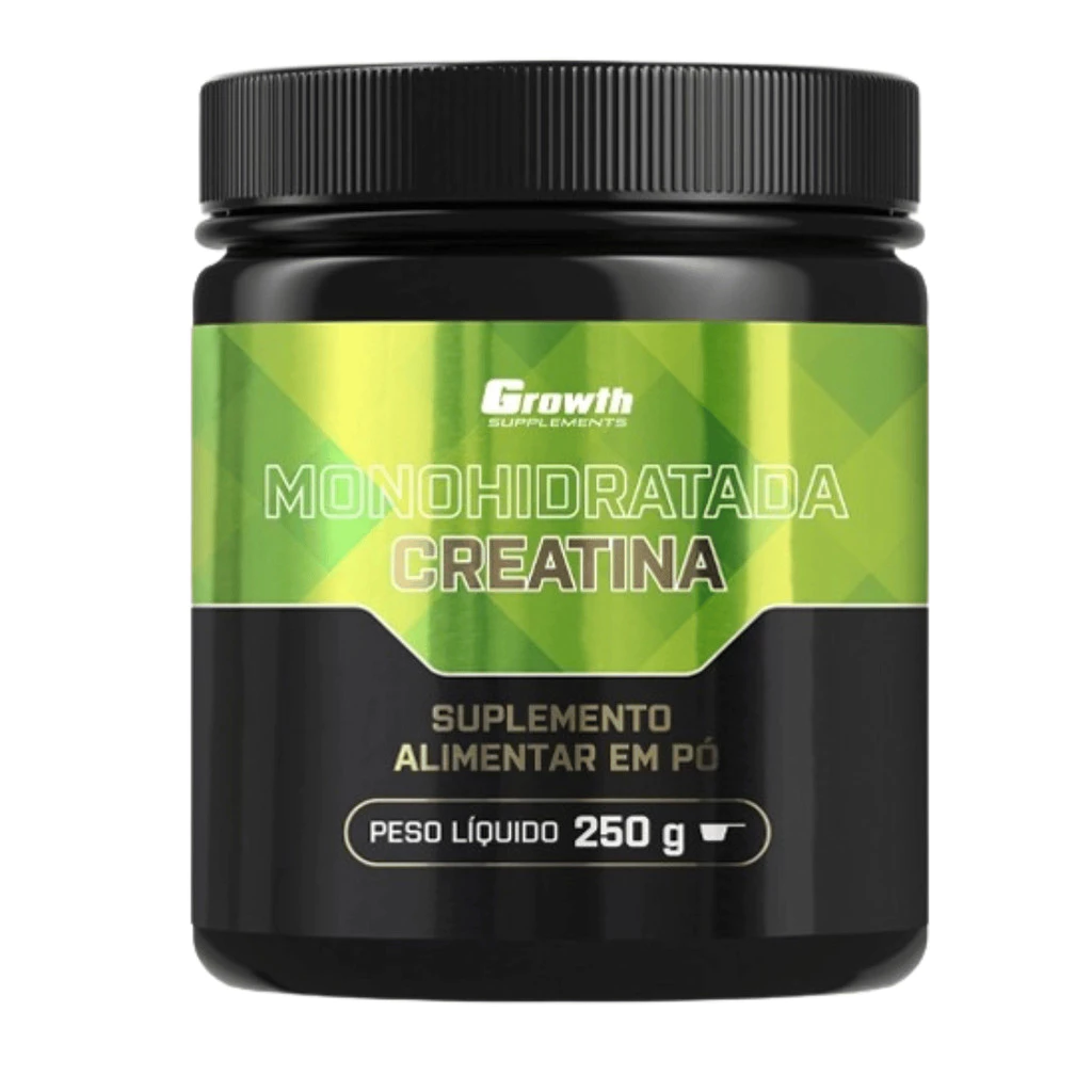 Creatina Monohidratada 250g Growth Supplements – Sem sabor em Pó