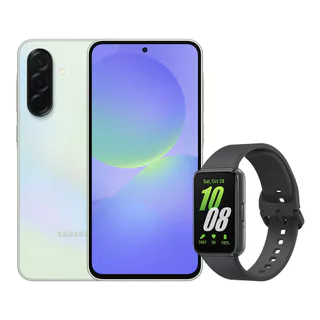 A36 5G (128GB) - Verde + Galaxy Fit3 - Grafite em Oferta na Shopee