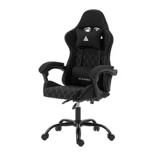 Cadeira Gamer Acegeek Lorien, Tecido, Preto, AG-LORIEN-BK