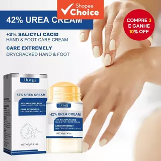 Ultra-Hidratante Creme para Pés com 60% de Ureia 40g Aloe Vera para Amaciar Pés Secos e Rachados - Solução para em Oferta na Shopee