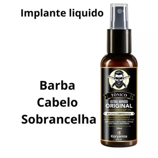 ULTRA TÔNICO – Cresce Cabelo, Barba, Sobrancelha e Bigode - Implante Liquido - Natural em Oferta na Shopee