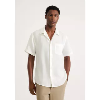 Camisa Masculina Manga Curta Em Linho em Oferta na Shopee